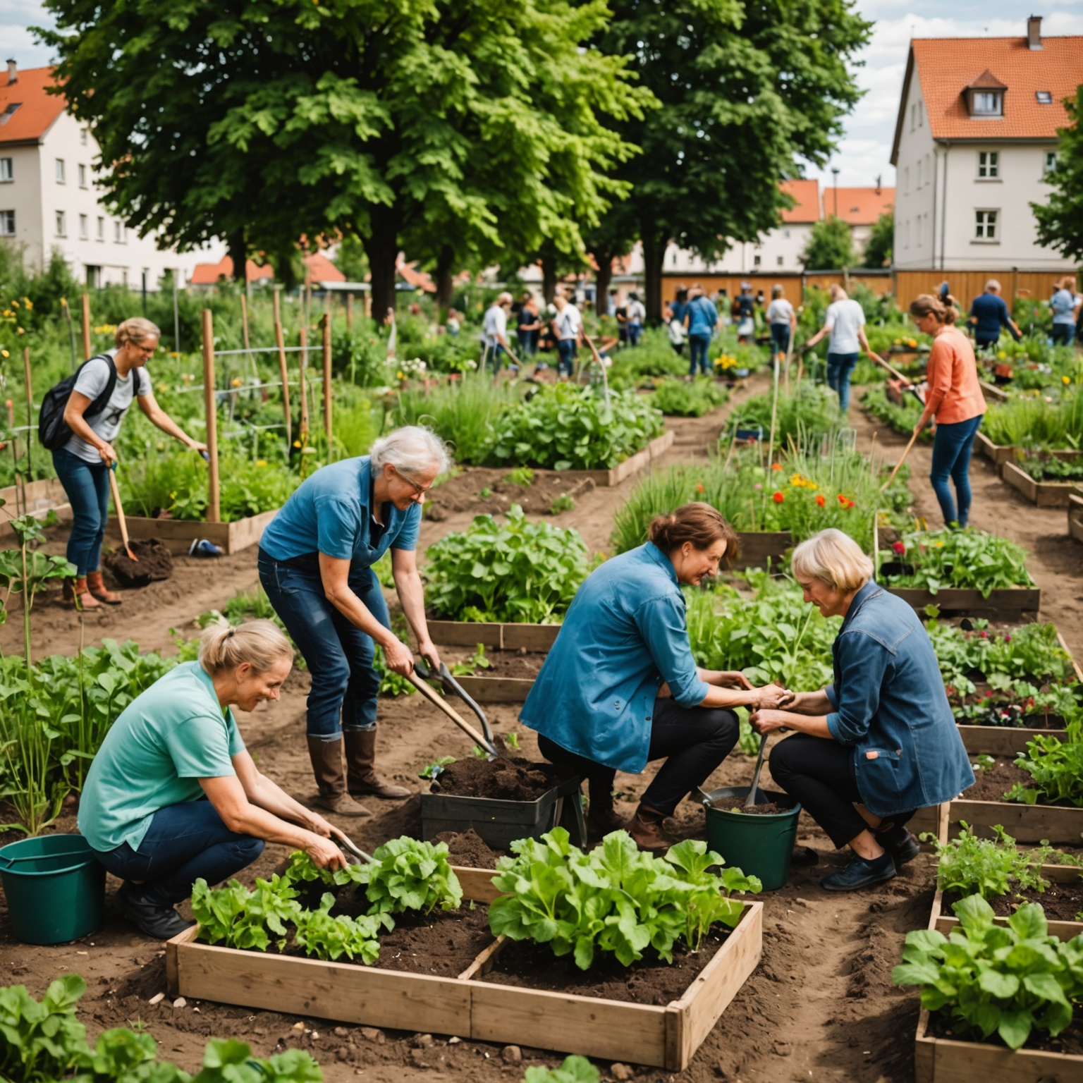 Community gardening in Leipzig Community gardening in Leipzig