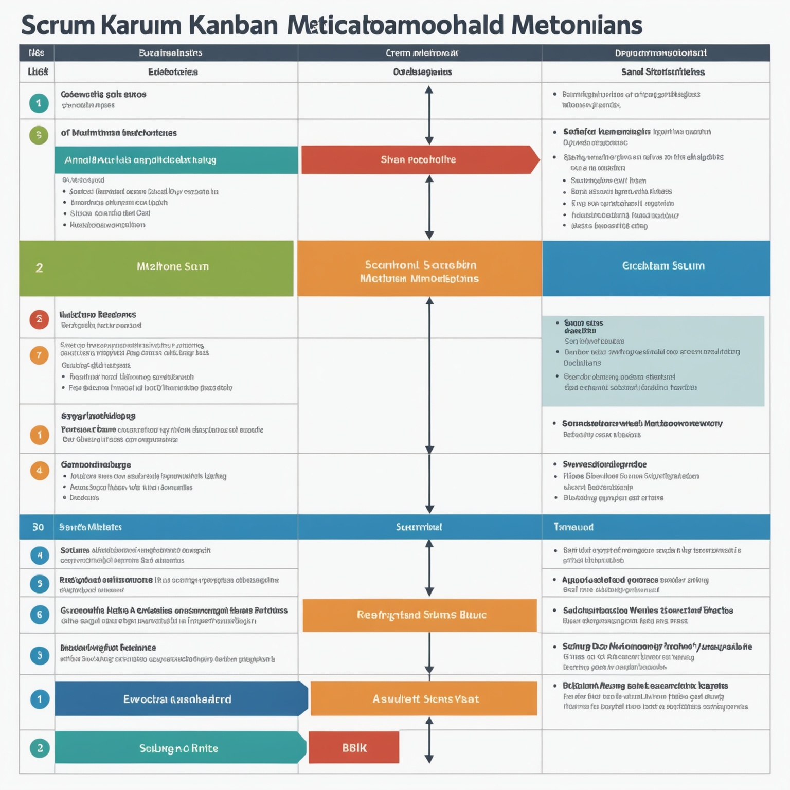 Comparison chart of Scrum and Kanban methodologies Comparison chart of Scrum and Kanban methodologies