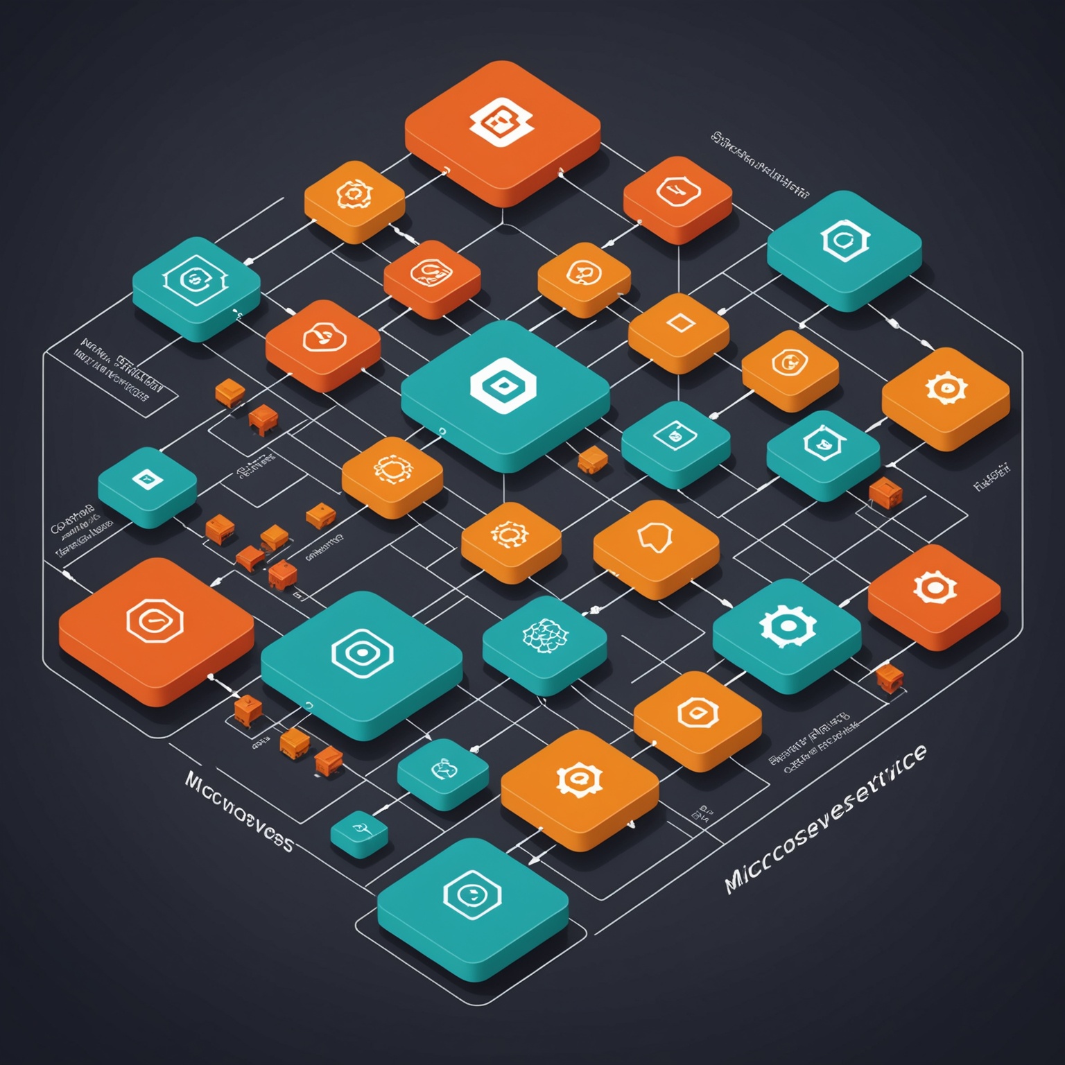 Diagram of Microservices Architecture Diagram of Microservices Architecture