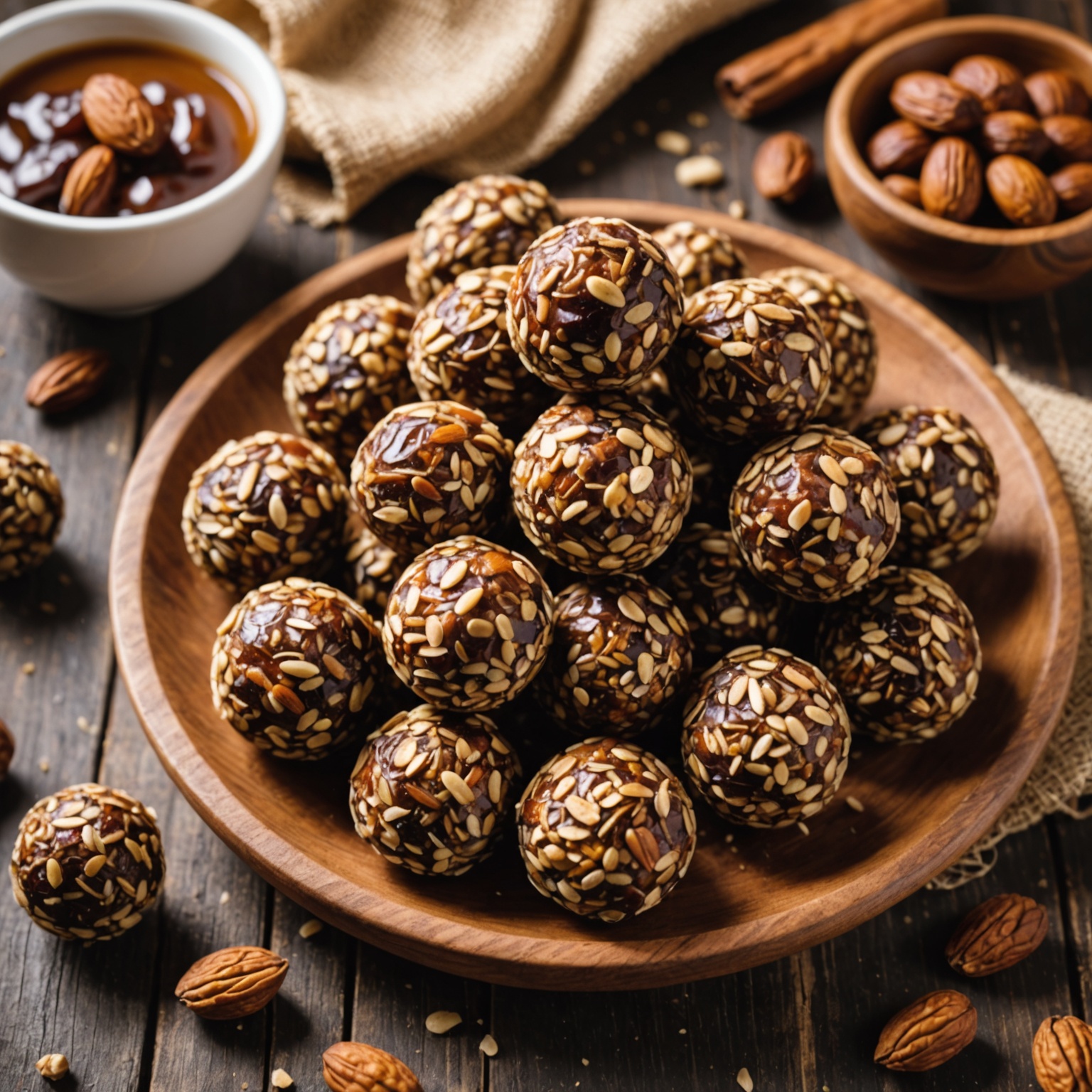 Energy balls from dates and nuts Energy balls from dates and nuts