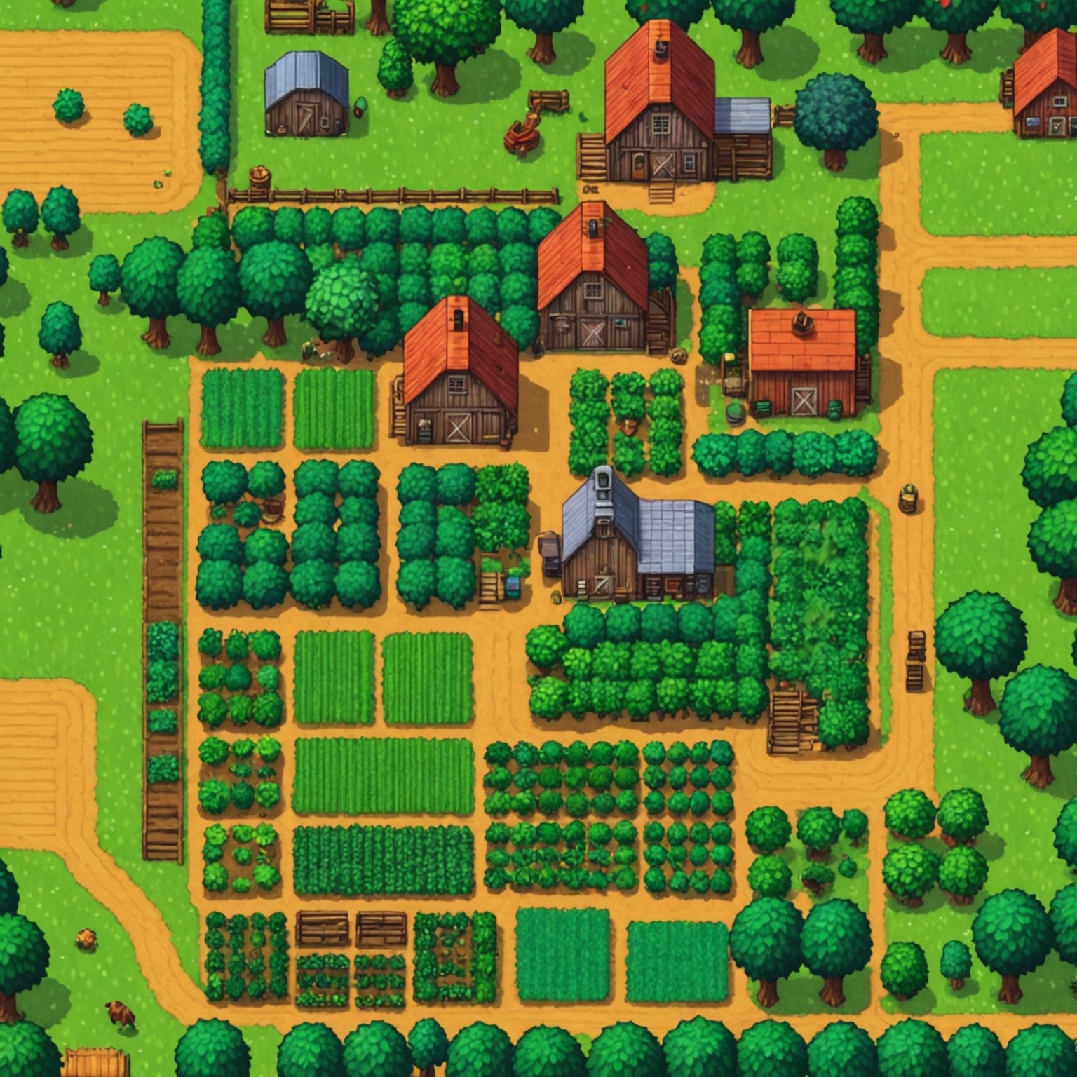 Expansive new farm layout Expansive new farm layout