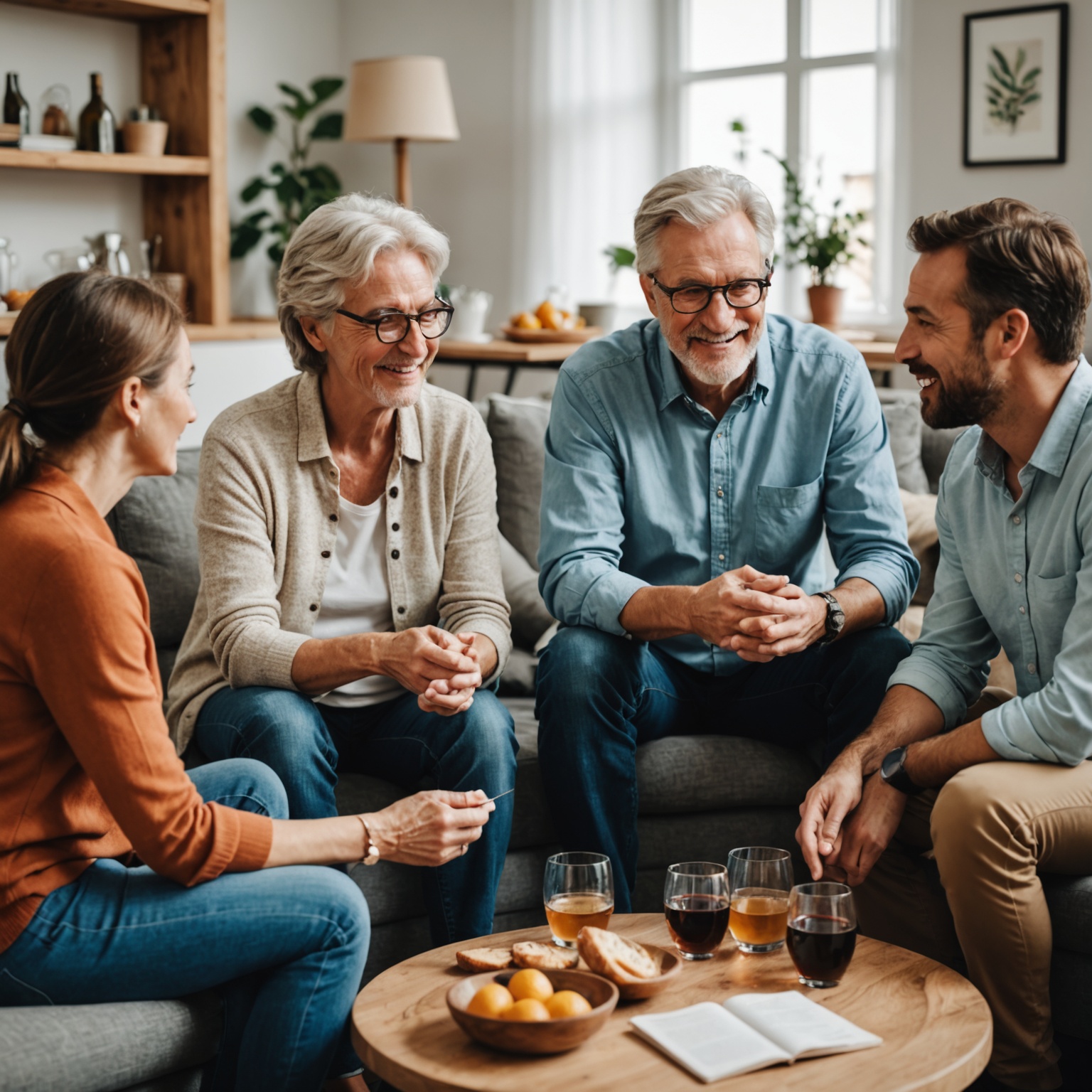 Family Discussing at Home