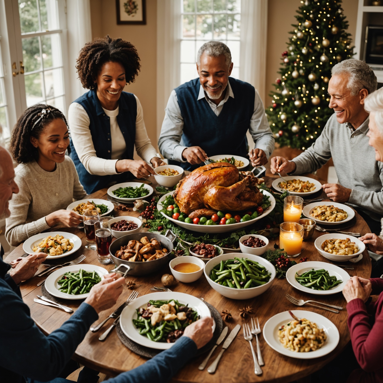 Family holiday dinner Family holiday dinner