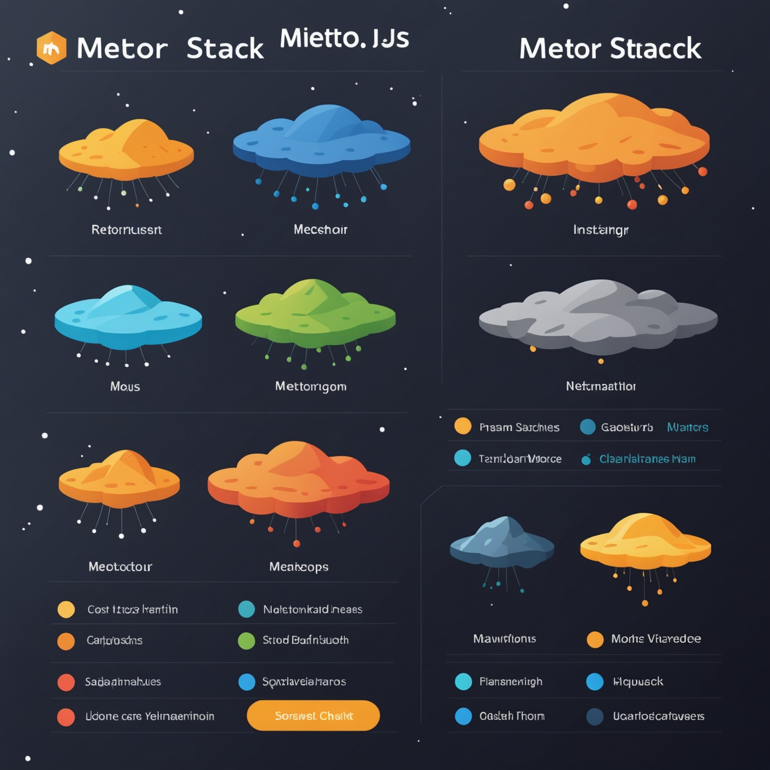 Feature Comparison Chart of Meteor.js and MEAN Stack Feature Comparison Chart of Meteor.js and MEAN Stack
