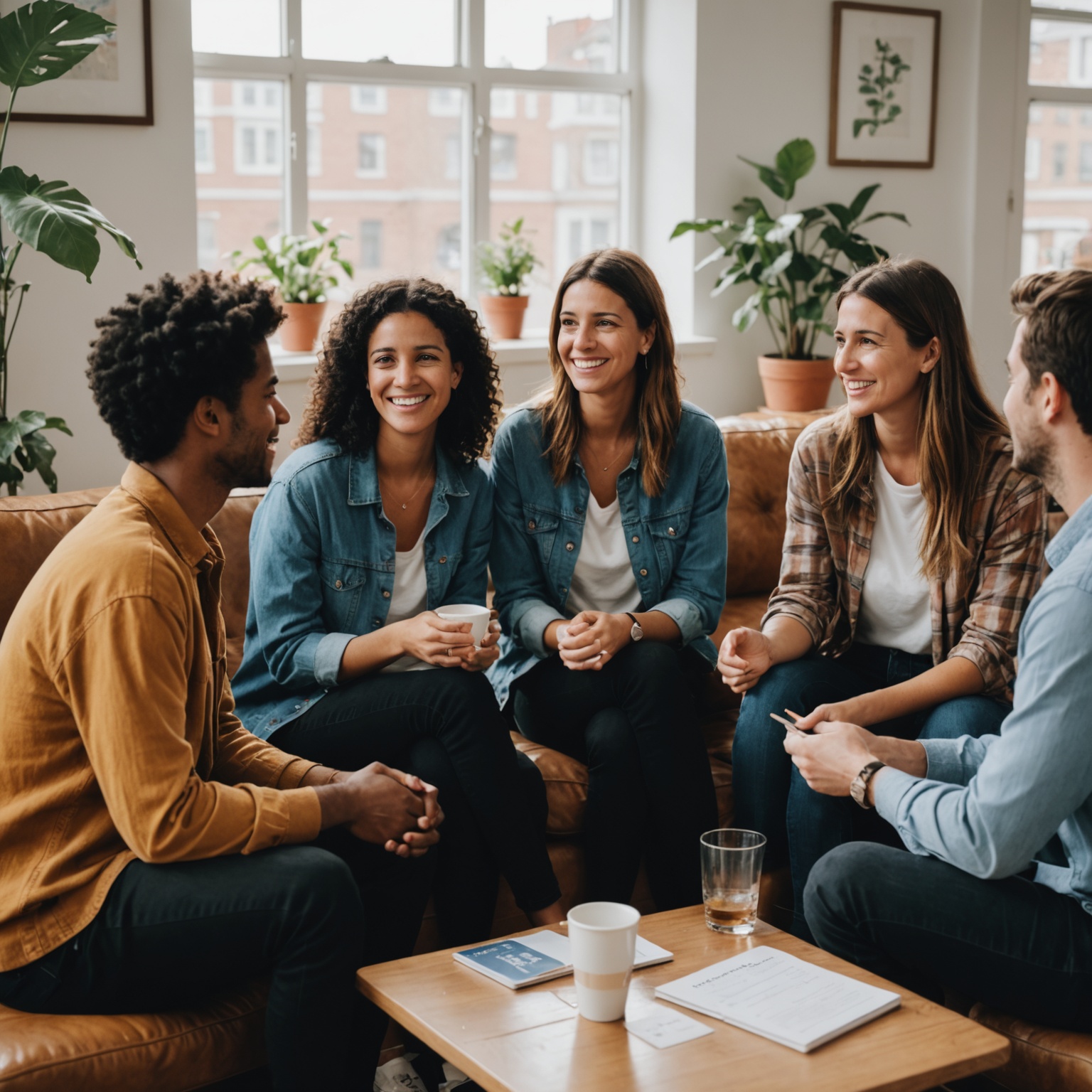 Friends Discussing Feelings