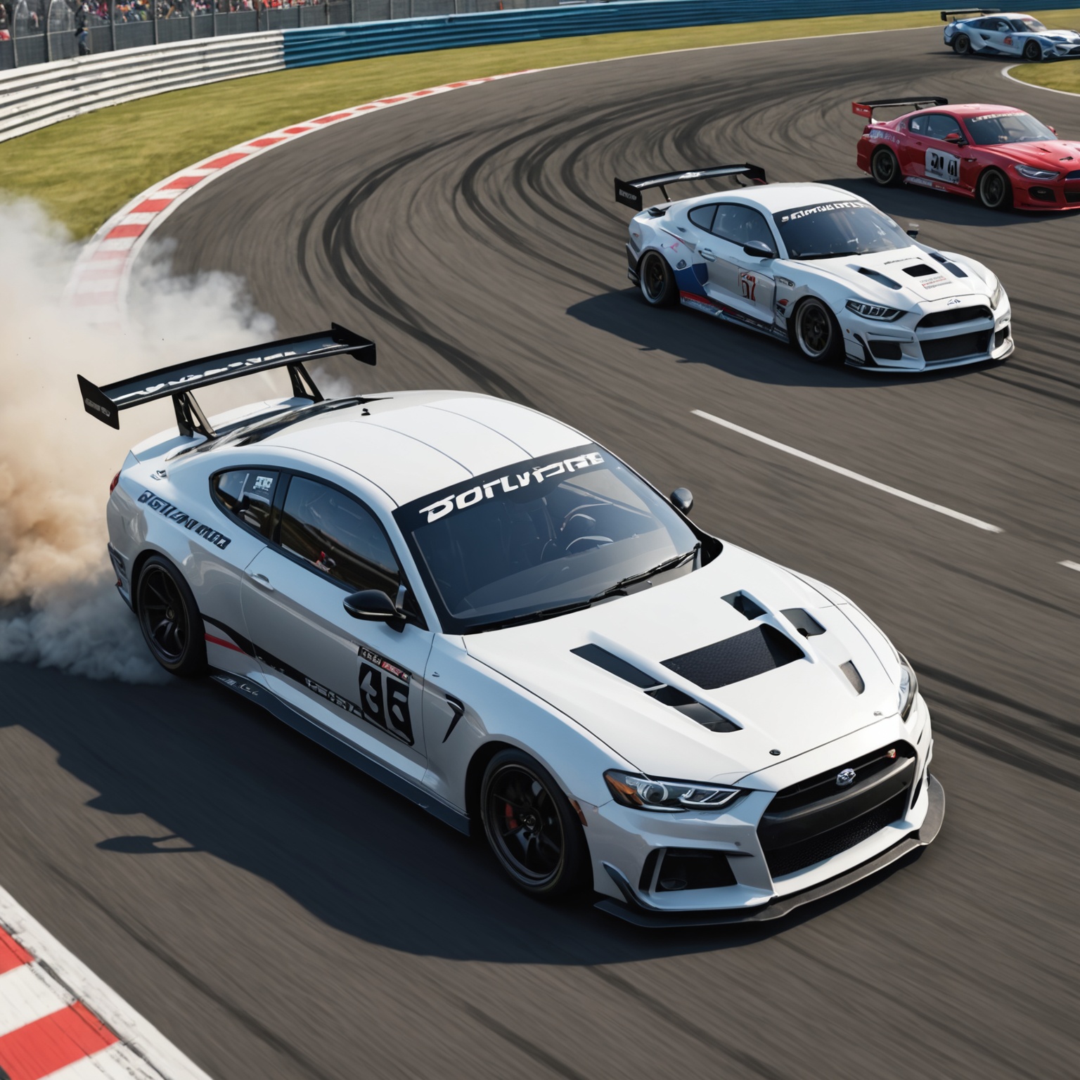 Illustration of Basic Drifting Technique in Racing Games Illustration of Basic Drifting Technique in Racing Games