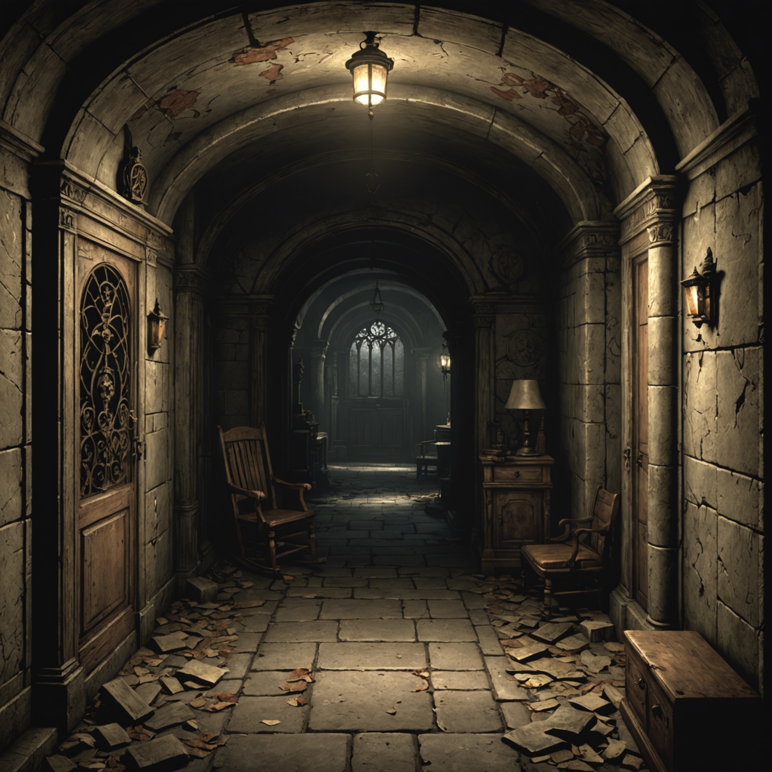 Illustration of Forgotten Crypt in Resident Evil 4 Remake