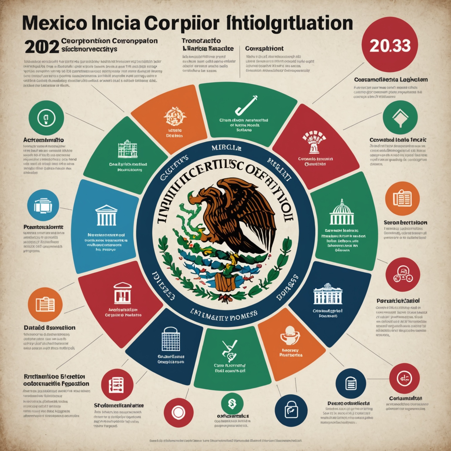 Illustration of Mexico's 2023 anti-corruption legislation key components Illustration of Mexico's 2023 anti-corruption legislation key components