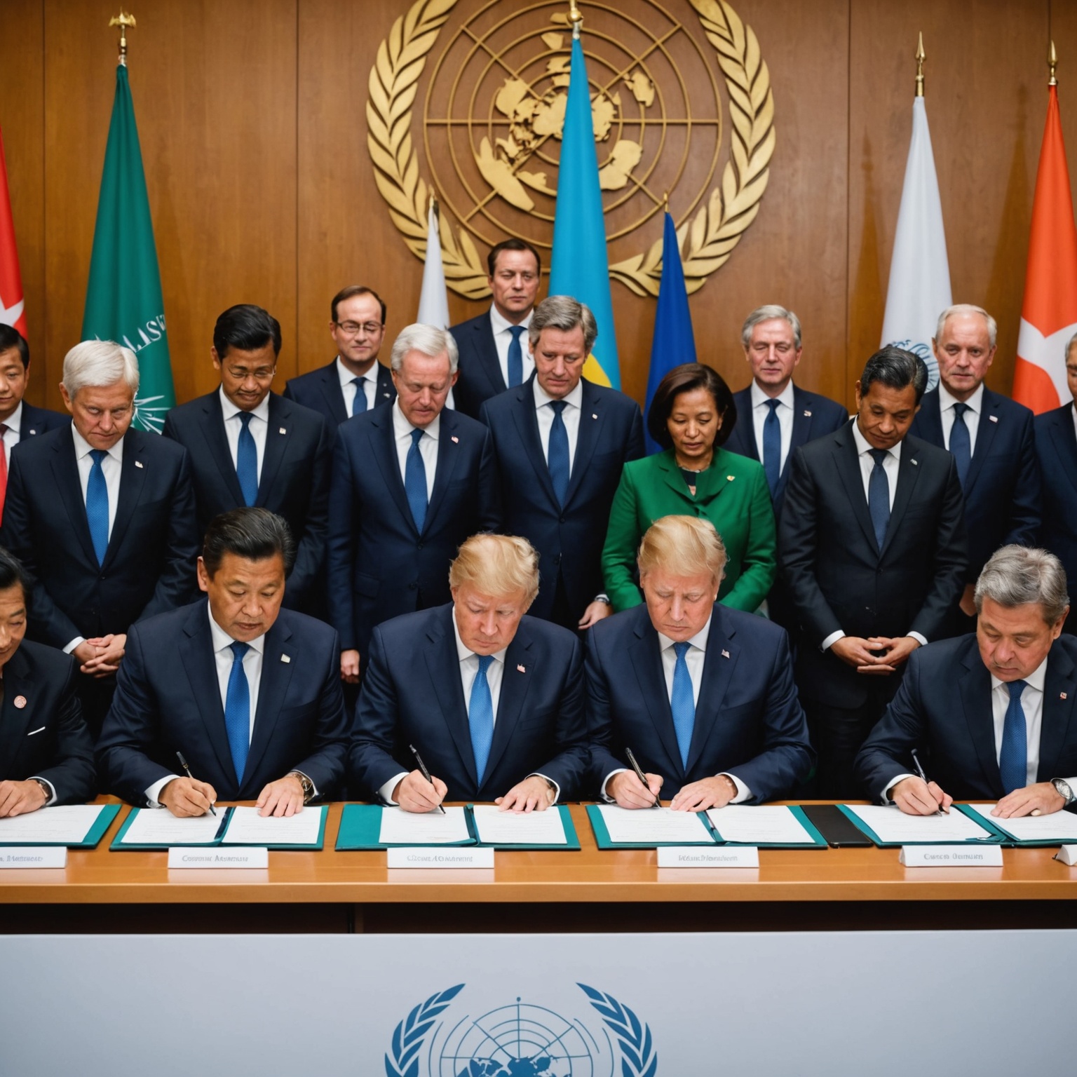 Leaders Signing International Agreements Leaders Signing International Agreements