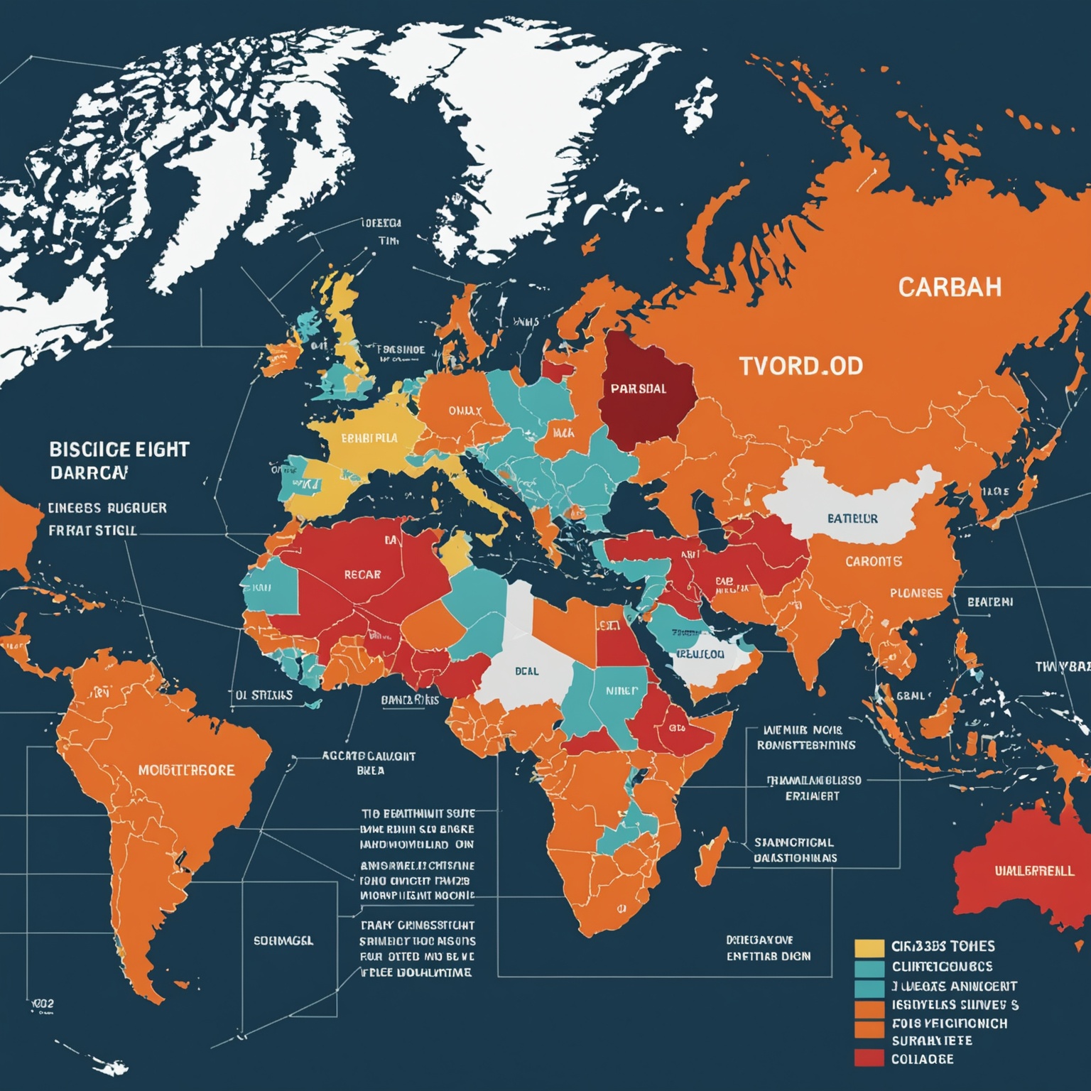 Map of global trade barriers 2023 Map of global trade barriers 2023