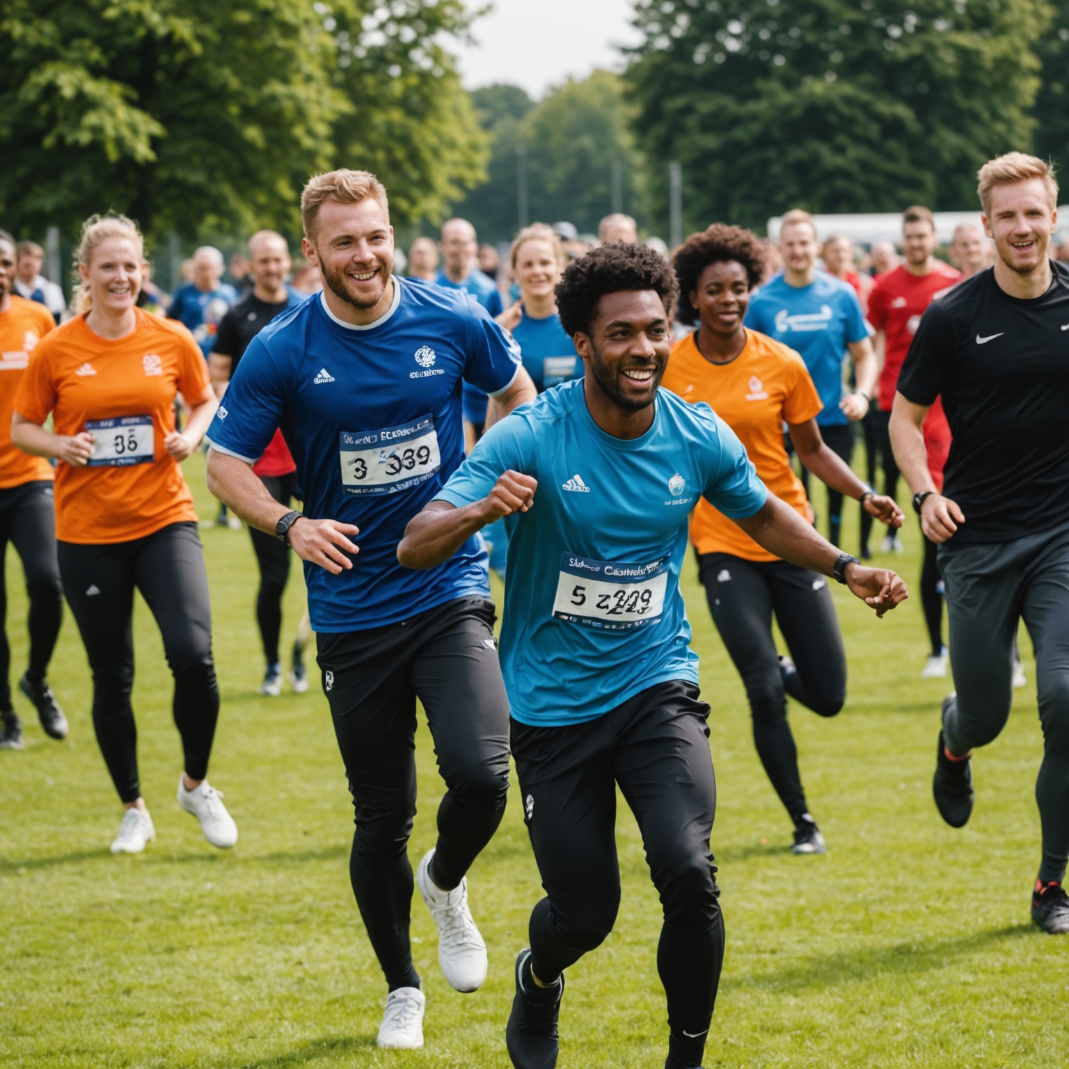 Participants at Karlsruhe Sports Festival