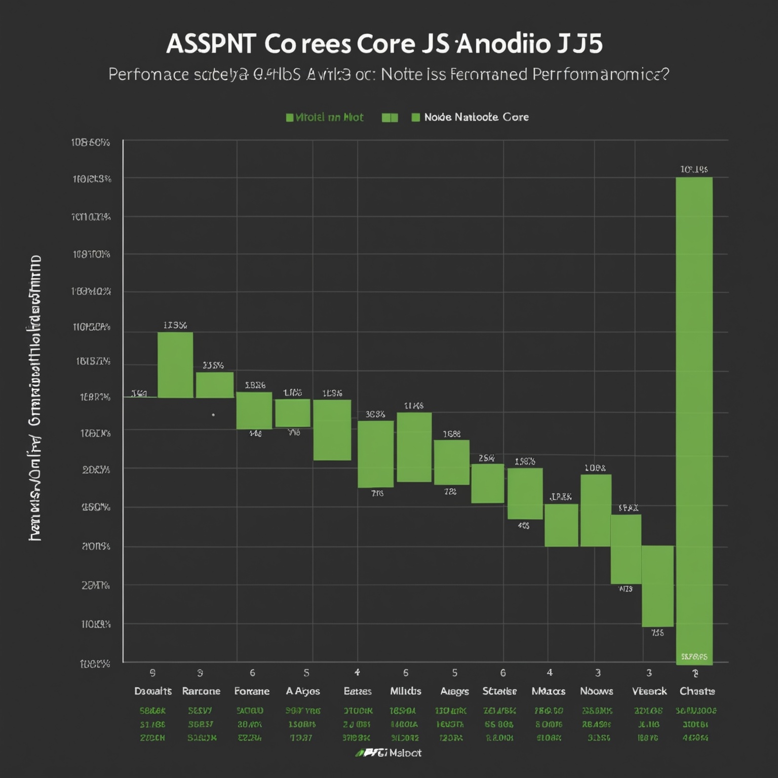 Performance comparison chart between ASP.NET Core and Node.js Performance comparison chart between ASP.NET Core and Node.js