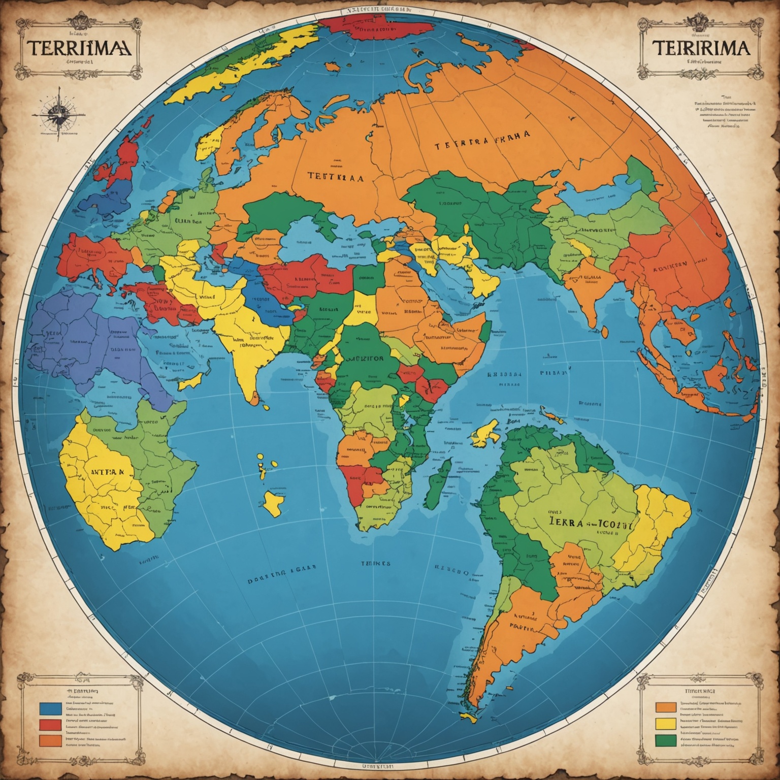 Political map of Terra Firma