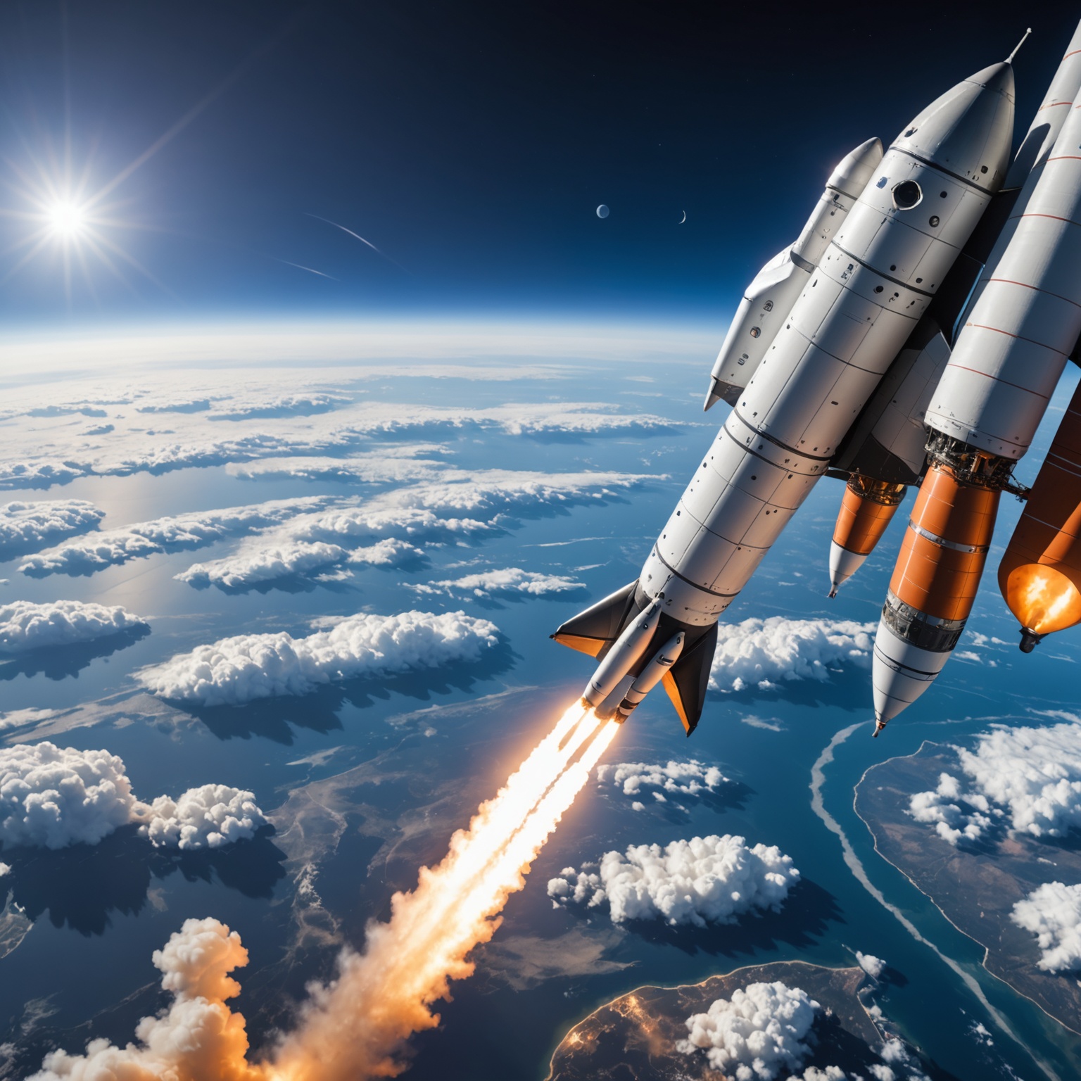 Reusable rocket launching