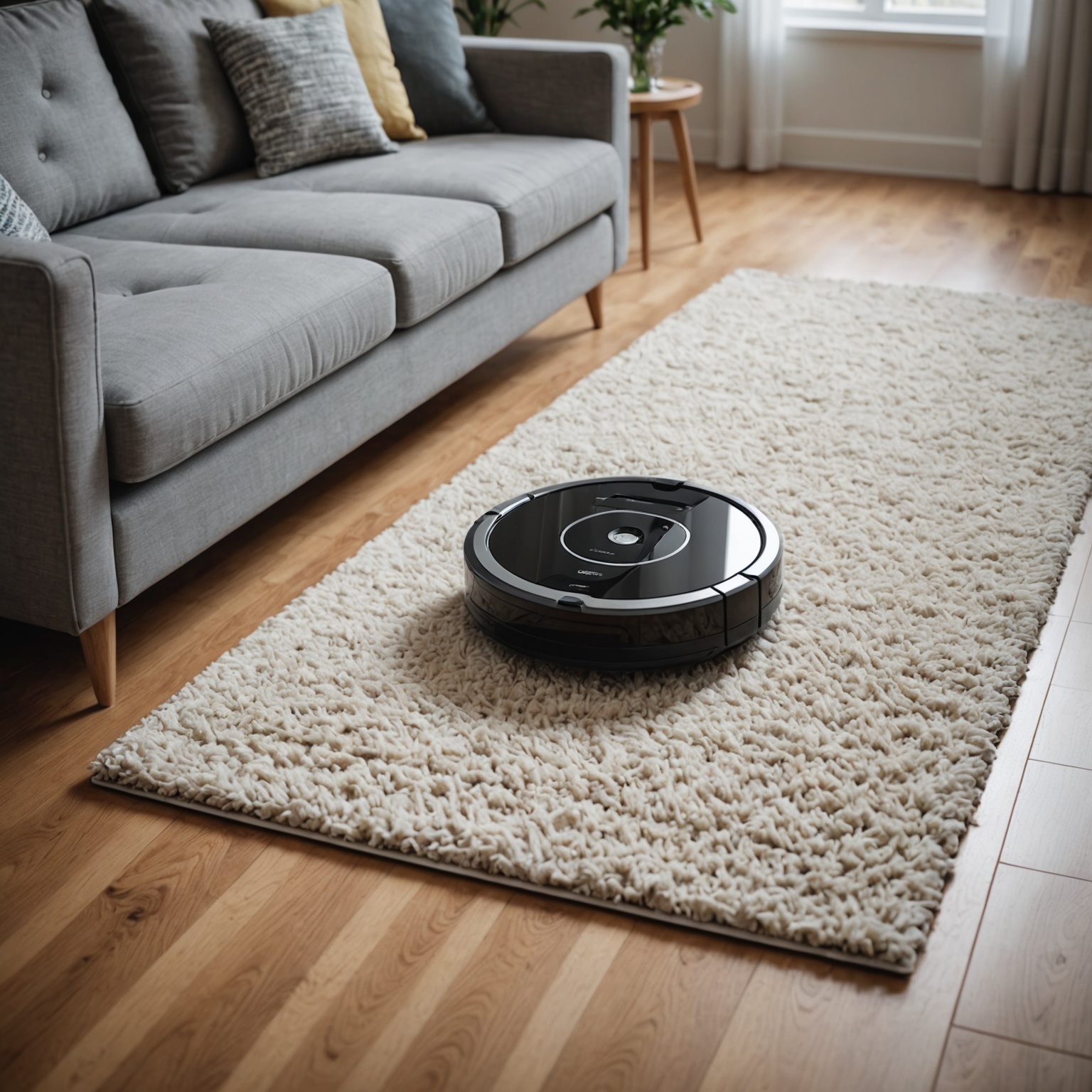 Robotic Vacuum Cleaner in Action