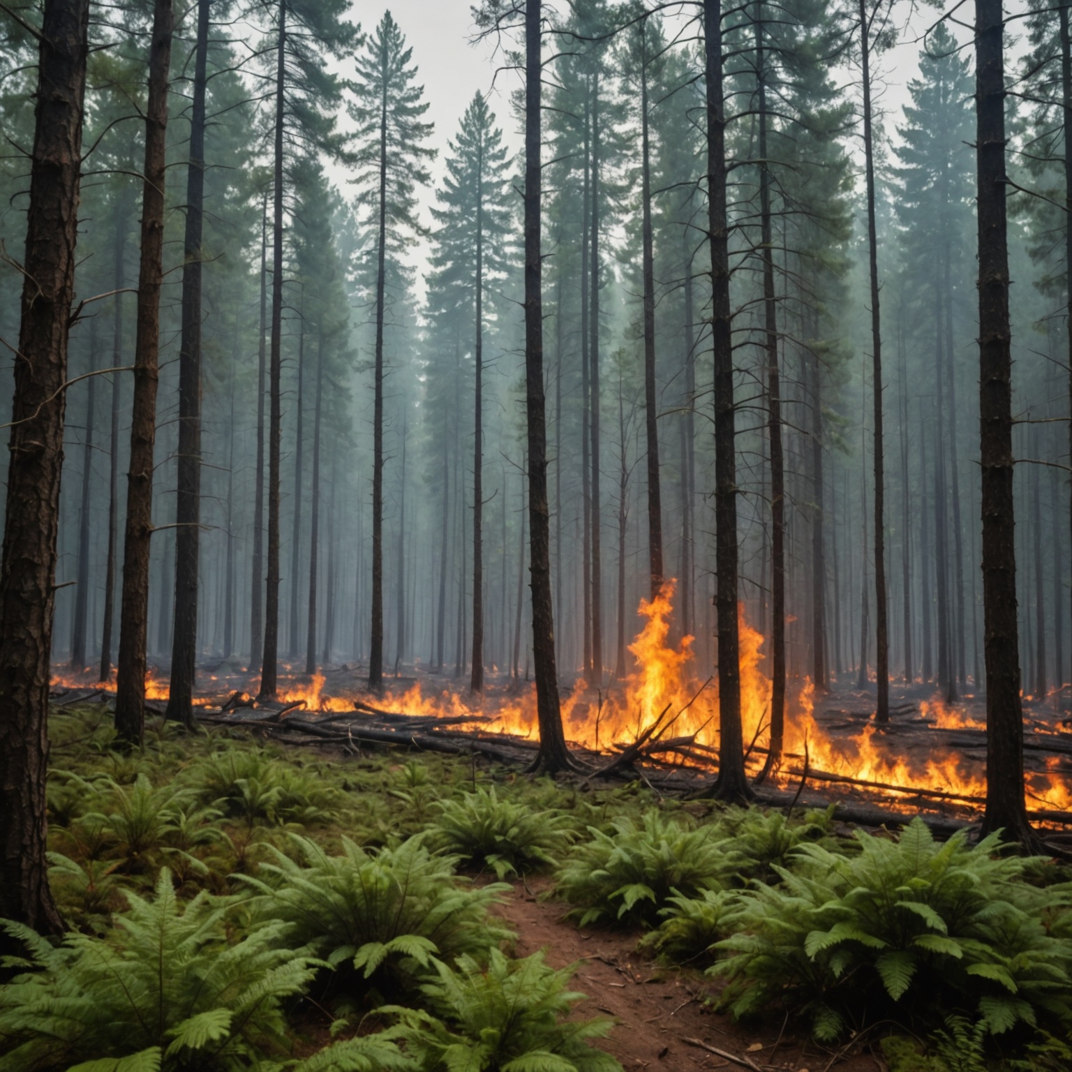 Satellite monitoring for forest fire detection Satellite monitoring for forest fire detection
