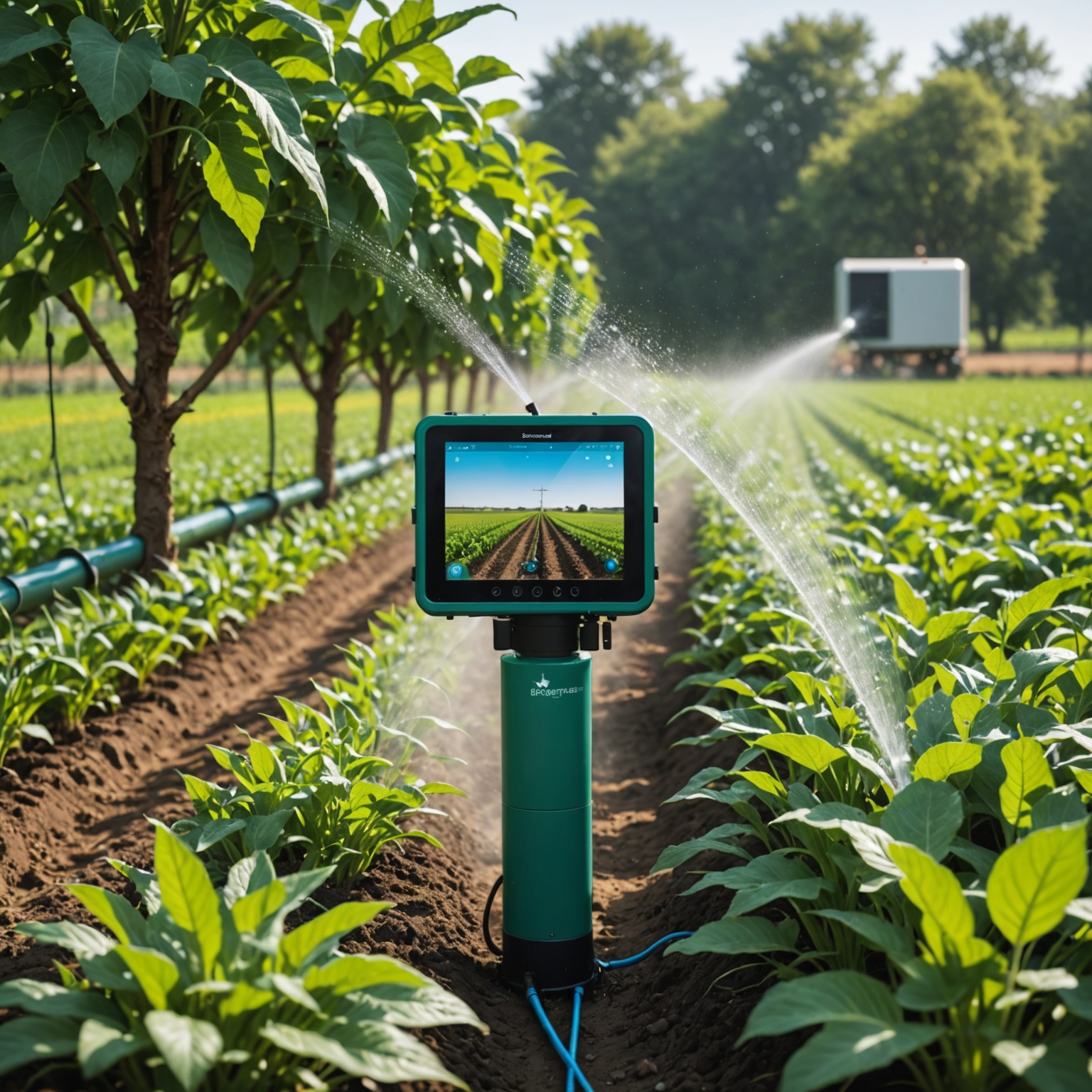 Smart irrigation system with sensors in agriculture Smart irrigation system with sensors in agriculture