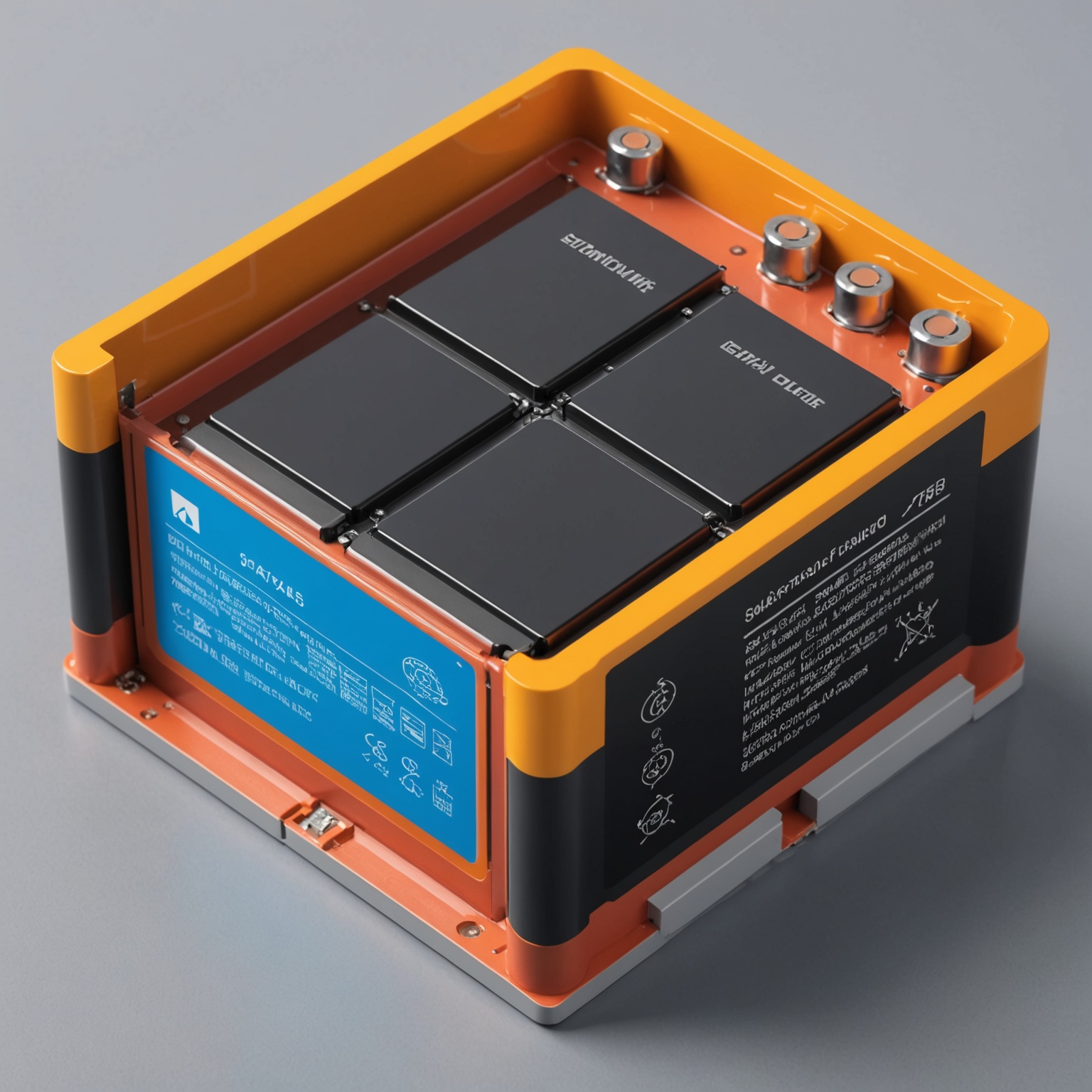 Solid-state battery cross-section