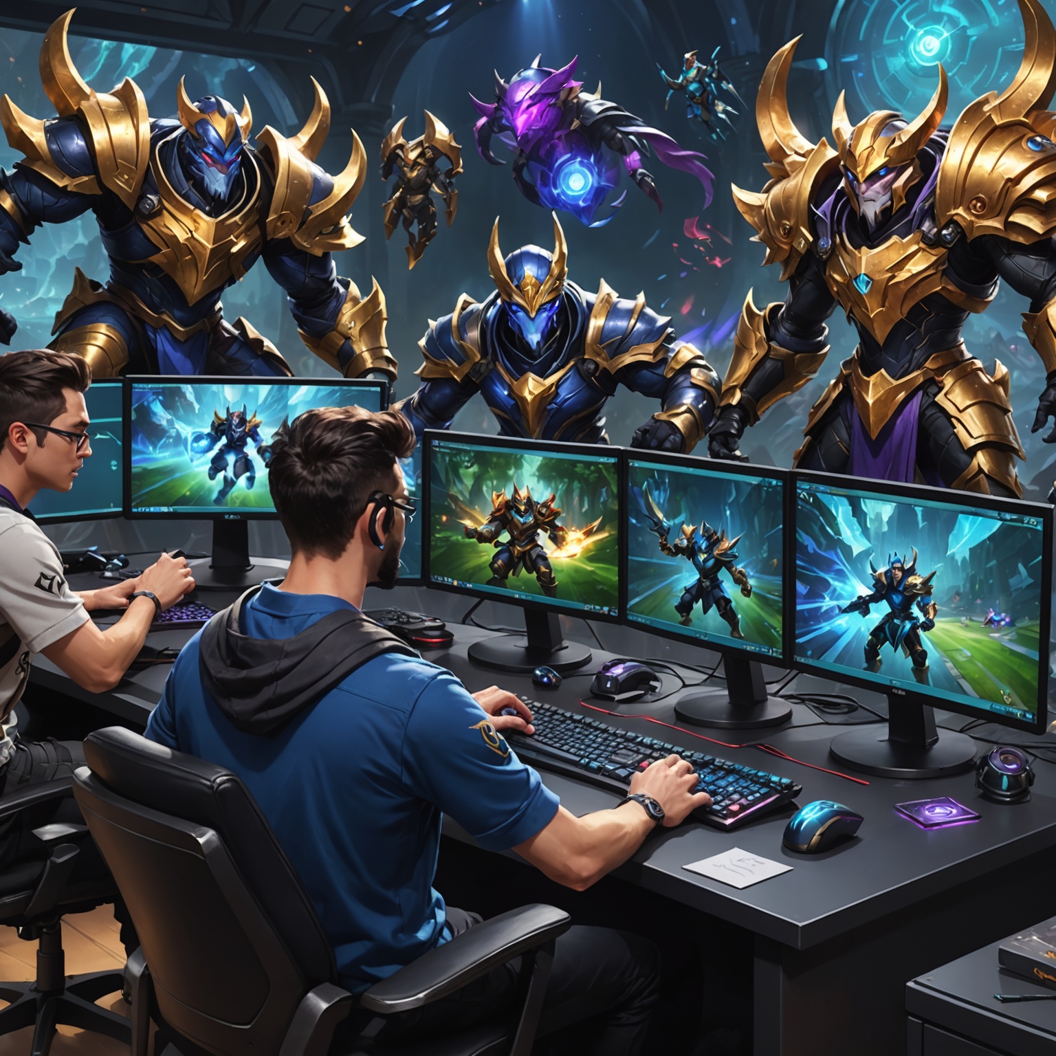 Team Analyzing Gameplay Team Analyzing Gameplay