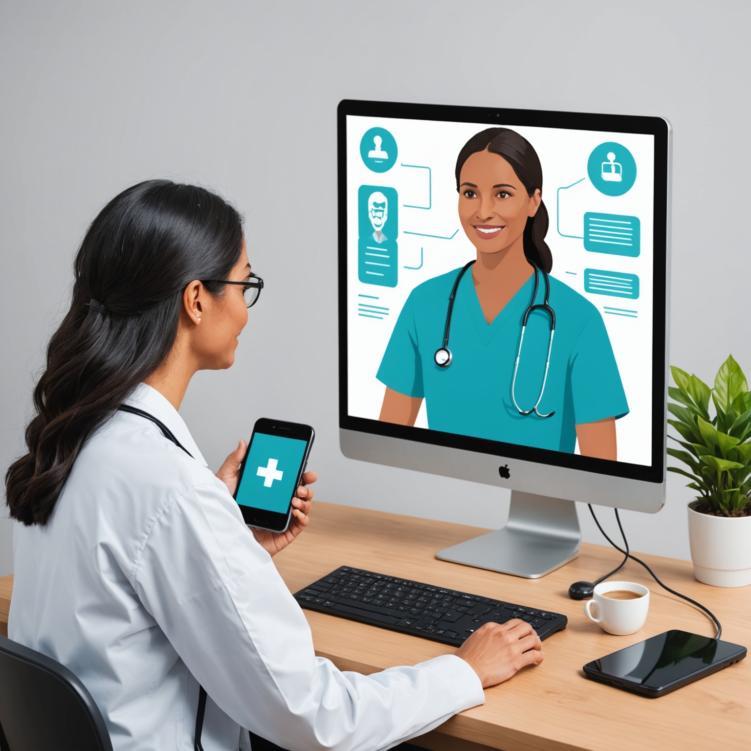 Telemedicine consultation Telemedicine consultation