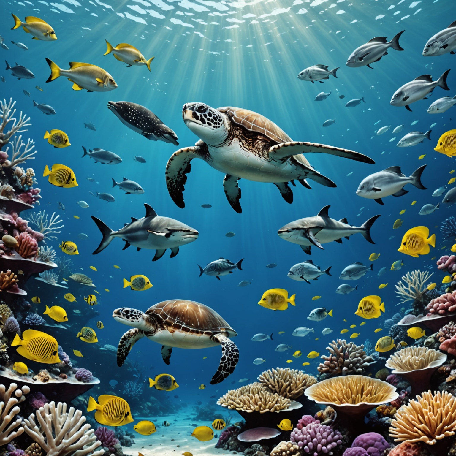 Thriving Marine Life in Protected Areas