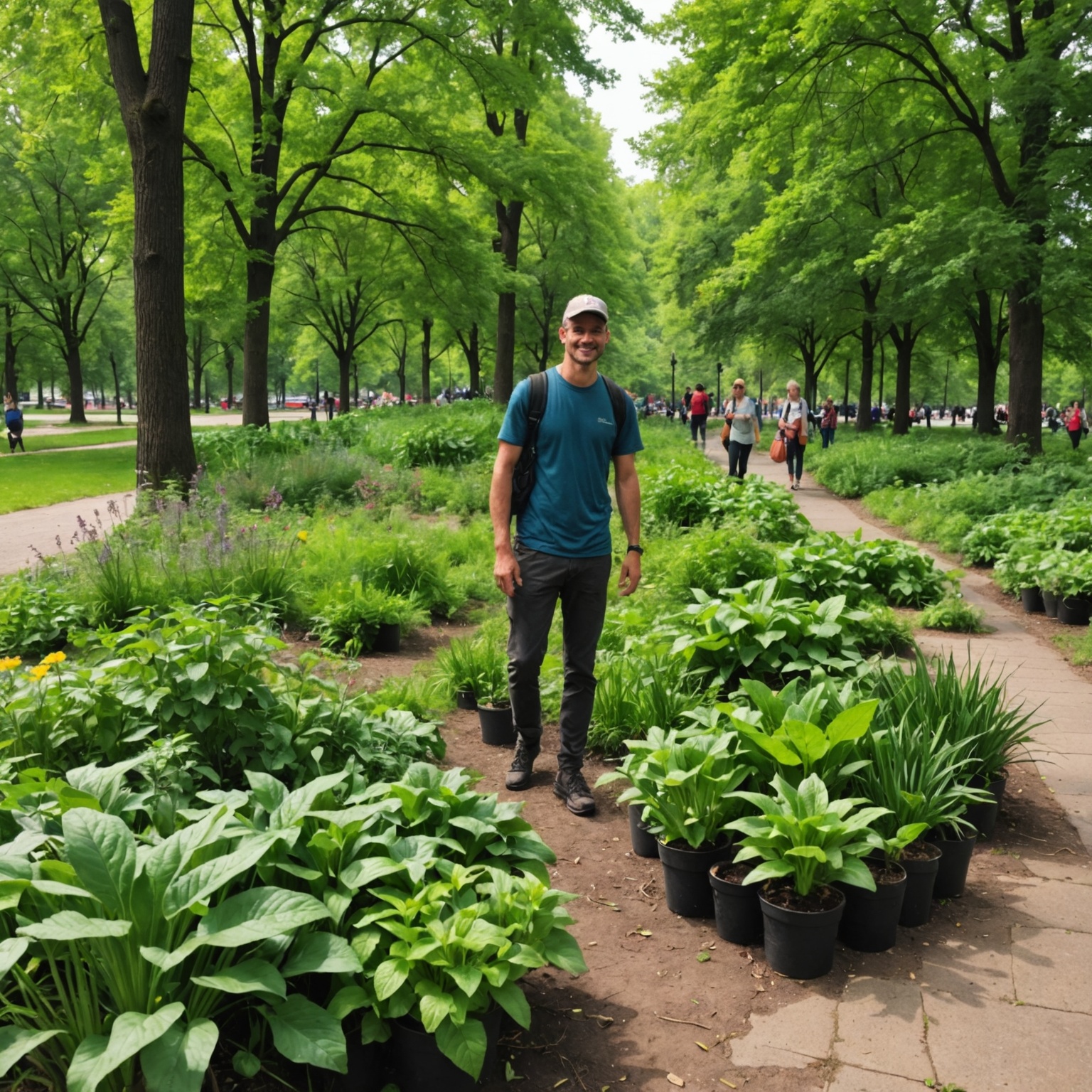 Urban Foraging in City Park