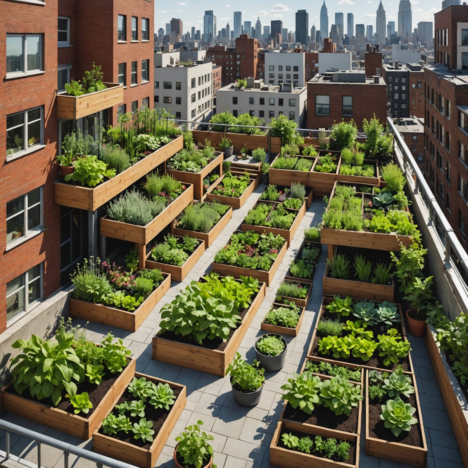 Various Types of Urban Gardens Various Types of Urban Gardens