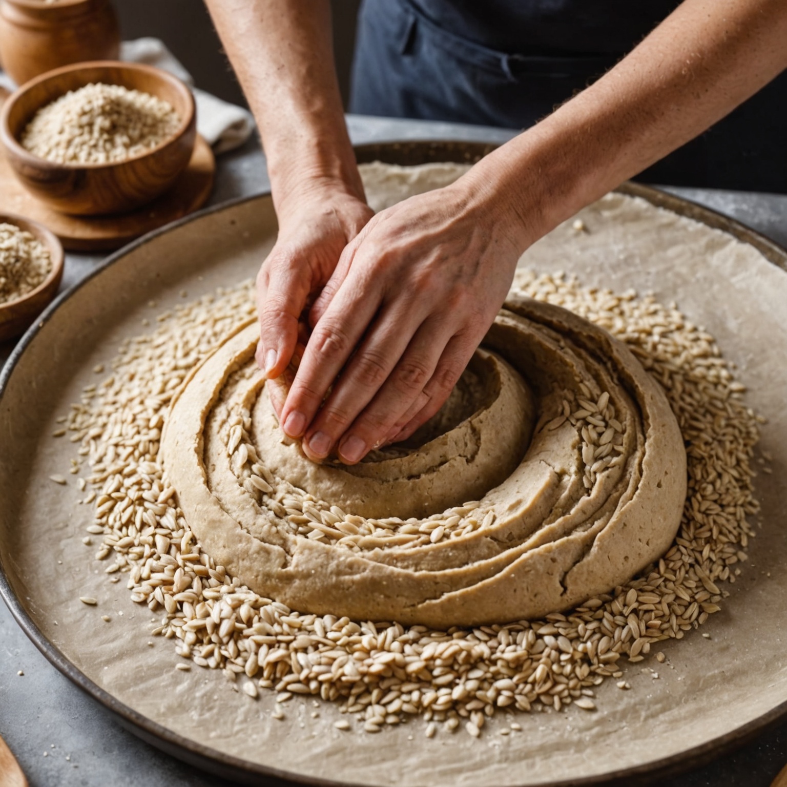 Whole wheat spelt dough